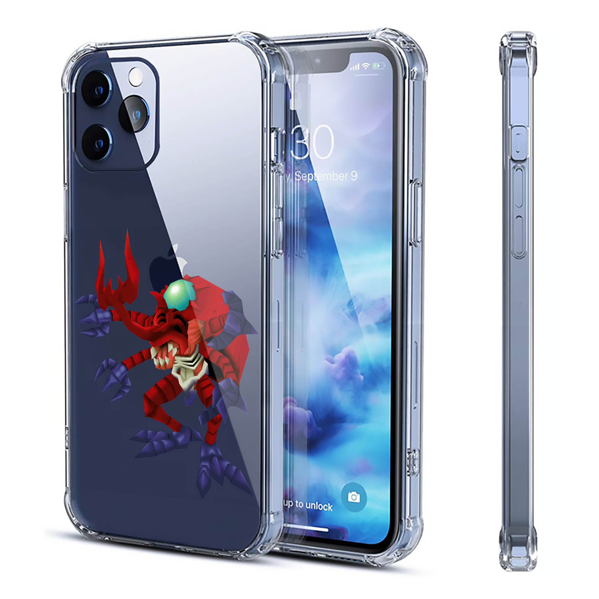 （画像用） Digimon デジタルモンスター/デジモン 【iPhone 12シリーズ対応】透明スマホケース（クリアソフトケース）